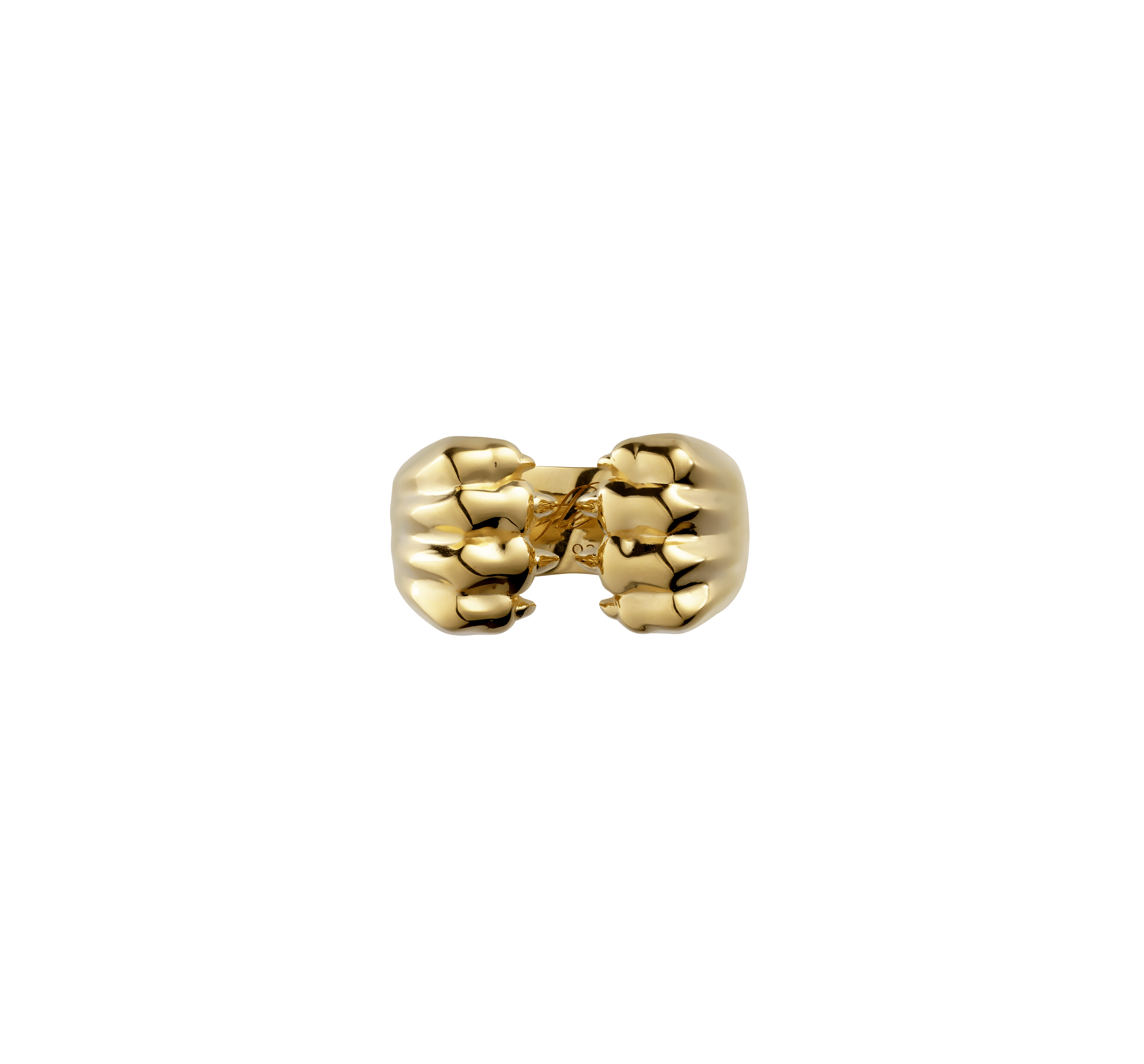Sterling-Silver Gilded 24 carats Open Ring | Christofle USA